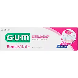Зубна паста GUM Sensivital+ 75 мл - мініатюра 3