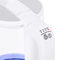 Скляний чайник 1.7 л з регулятором температури Mesko MS 1301w - мініатюра 6