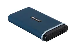 Зовнішній накопичувач SSD 500Gb Transcend ESD370C USB 3.1 темно-синій - мініатюра 3