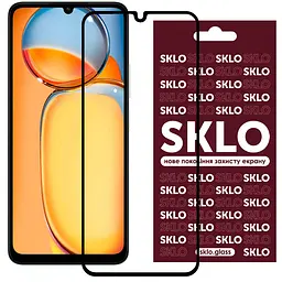 Захисне скло SKLO 3D для Xiaomi Redmi 13C / Poco C65 Чорний