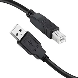 Кабель для принтера ColorWay USB 2.0 AM/BM 3.0m black (CW-CBUB073-BK) - мініатюра 2