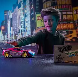 Уцінка. Машинка Road Rippers Speed Swipe Digital Red (20122) - мініатюра 3