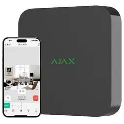 Відеореєстратор Ajax NVR (8ch) Black (Ajax NVR (8ch) black)