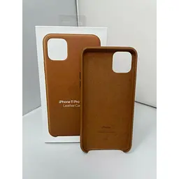 Оригінальний шкіряний чохол Apple Leather Case для iPhone 11 Pro Max (6.5") Saddle Brown (MX0D2ZM/A) - мініатюра 2