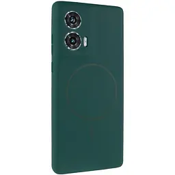 Чохол Silicone Cover Lakshmi Full Camera (AA) with Magnetic Fit для Motorola Edge 50 Fusion Зелений / Dark green