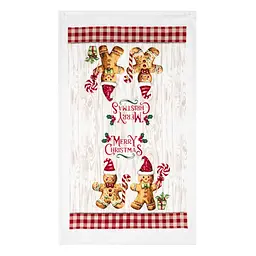 Подарунковий набір для кухні Ardesto Christmas Gingerbread, 3шт, 100% бавовна (рушничок), 100% поліестер (прихватки), червоний (ART14HGR) - мініатюра 4