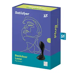 Анальная пробка с вибрацией Satisfyer Backdoor Lover, 11,5х3,3 см, черная - миниатюра 7