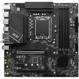 Материнська плата MSI PRO B760M-A WIFI DDR4 s1700 B760 4xDDR4 M.2 HDMI DP WiFi BT mATX