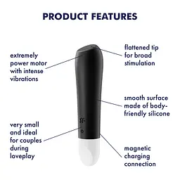 Вібратор Satisfyer Ultra Power Bullet 2 10.5 см чорний - мініатюра 8