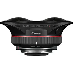 Подвійний об'єктив Canon RF 5.2mm f/2.8 L Dual Fisheye Black (5554C005) [171546] - мініатюра 2
