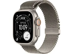Смарт-годинник Apple Watch Ultra 3 GPS + Cellular 49mm Natural Tit. Case w. Natural Tit. Milanese Loop - Medium (MEWY4)