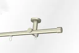 Карниз однорядний стельовий імпресійний Арешт сатин комплект Заглушка 500 см