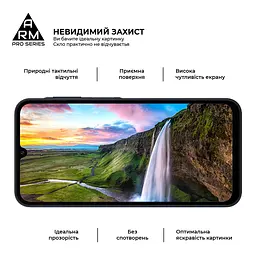 Захисне скло на Samsung Galaxy A15 4G (A155) з олеофобним покриттям, Pro, повне проклеювання, антистатичний і пиловідштовхуючий шар, 9H, самоклеючеся, 2.5D, на весь екран, антистатичний клей, ArmorStandart (ARM74659) - мініатюра 4