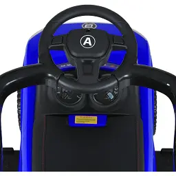 Дитяча каталка-толокар Bambi Racer M 5045L-4 з батьківською ручкою синій - мініатюра 3