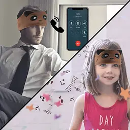 Дитячі навушники Allnice з Bluetooth та захистом очей, USB-зарядкою для сну та подорожей - мініатюра 2