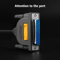 Кабель для принтера Ugreen US167 USB 2.0 to DB25 2.0 m black (20224) - мініатюра 11