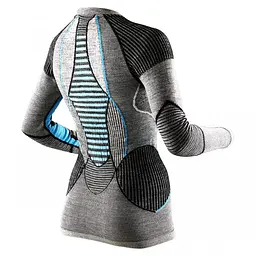 Термокофта X-Bionic Apani® Merino By X-Bionic® Fastflow Lady Shirt XS Сірий (1068-I100467 XS B284) - мініатюра 2