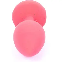 Силіконова анальна пробка Boss Of Toys Boss Series - Jewellery Red Silicon Plug Small Blue S, BS6400080, Червоний / синий - мініатюра 5