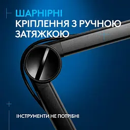 Стійка-пантограф Logitech G Compass Premium Broadcast Boom Arm (955-000076) Black - мініатюра 5