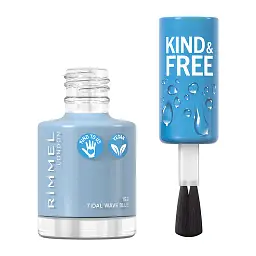 Лак для нігтів Rimmel Kind&Free, відтінок 152 (Tidal Wave Blue), 8 мл (8000019959396) - мініатюра 2