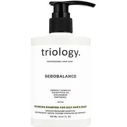Шампунь для волосся і шкіри голови Triology. Sebobalance балансувальний для схильного до жирності волосся 500 мл