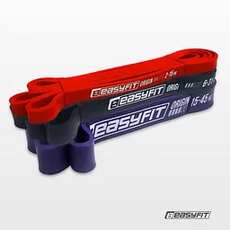 Гумові петлі EasyFit: набір 2-45 кг (3 шт) - мініатюра 9