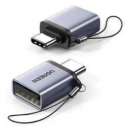 OTG-перехідник UGREEN US270 USB-C - USB-A 3.0 сірий (50283)