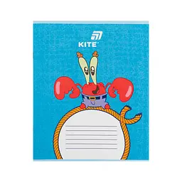 Зошит Kite Sponge Bob, 12 аркушів, коса лінія (SB26-235) - мініатюра 2