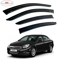 Дефлектори вікон вітровики HIC для Astra H 2004-2009 Седан Оригінал (OP14)