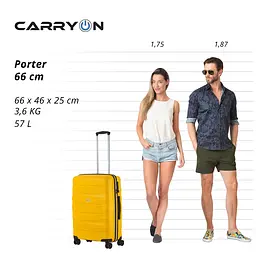 Валіза CarryOn Porter (M) Yellow (502457) - мініатюра 6