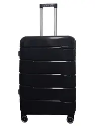 Валіза середня M+ з поліпропілену Milano bag 0305 84л Чорна - мініатюра 1