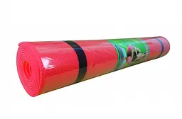 Йогамат Profi M 0380-1 173х61 см, товщина 4 мм Червоний
