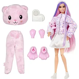 Лялька Barbie Cutie Reveal М'які та пухнасті, в костюмі ведмежа (HKR04) - мініатюра 2