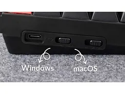 Клавіатура Keychron K4 V3 Super Red Black (K4X-J1) - мініатюра 4