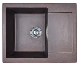 Кухонна мийка Adamant MINIMAL mokko 615x495x200 мм, з крилом 61,5 см