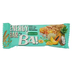 Злаковый батончик Bakalland Ba! Energy Bar 5 Tropical Fruits 40 г