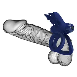 Віброкільце Pretty Love Powerful Vibro Butterfly Cock Ring - мініатюра 7