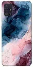 Чохол Demsky Рожево-блакитні розводи для Samsung Galaxy A51