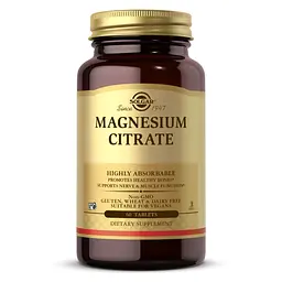Цитрат магнію Solgar Magnesium Citrate, 60 таблеток для підтримки кісток