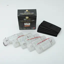 Габарит LED прямокутний 115х40 мм / 12/24V / 12 діодів стрілкою / Білий 1 шт. (MRT 51)