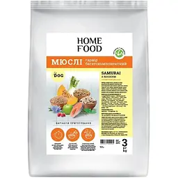 Мюслі для собак Home Food Samurai с лососем 3 кг