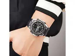 Чоловічий наручний годинник 2360BKSI Black-Silver Skmei acs0029964 - мініатюра 5