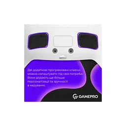 Геймпад GamePro GPS13W BT 5.3/USB/PC/iOS/Android/PS3/PS4 RGB White (GPS13W) - мініатюра 7