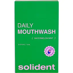 Набір ополіскувачів для ротової порожнини Solident Watermelon mint 200 мл (20 стіків по 10 мл) - мініатюра 2