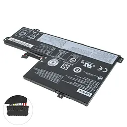 Батарея для ноутбука Lenovo L17L3PB0 (Chromebook 100e, 300e, 500e) 11.4V 3685 mAh 42Wh Black (5B10Q13163) - мініатюра 2