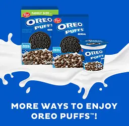 Сухий сніданок Post Oreo Puffs Cereal Cup з маршмелоу 28.3г - мініатюра 6