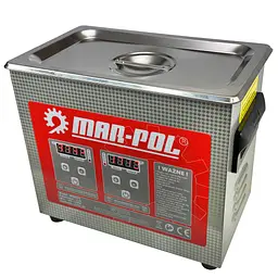 Ультразвукова ванна-мийка-очисник Mar-Pol M90074, 3,2 л, 120 Вт, 40 кГц, нагрівання, таймер - мініатюра 8
