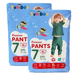 Трусики Kuniboo Premium 7 XXL (17 + кг), 32 шт