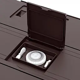 Акваріум Ferplast DUBAI 80 LED WHITE 81 x 36 x h 51 cm (FR65034117) - мініатюра 5