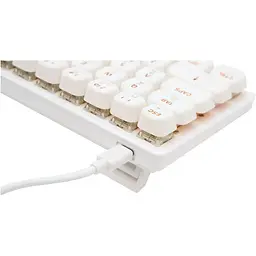 Ігрова магнітна клавіатура Kondor Starlight MAGNETIC / Дротове підключення / Magnetic Switch / White - мініатюра 4